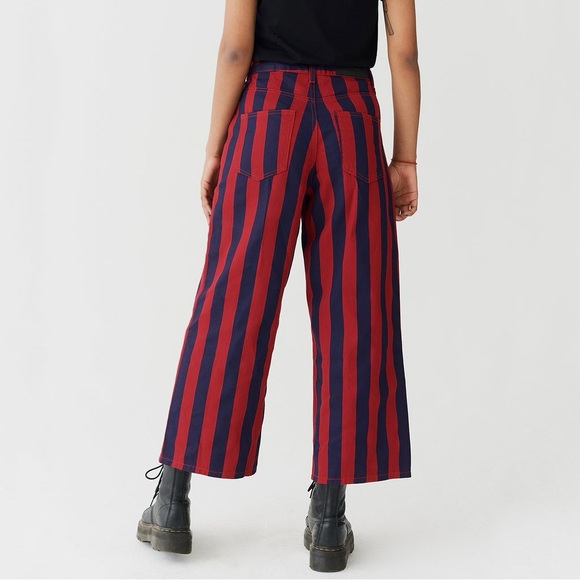 Lazy Oaf Button Up Wide Leg Pants - Picture 2 of 12
